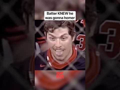 Batter knew the exact moment he was ready to hit a home run, a breakdown