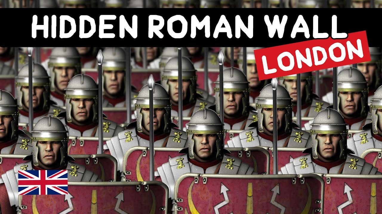 Hidden Roman Wall in a London car park