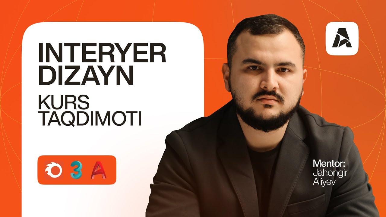 Interyer Dizayn Dars Taqdimoti | Jahongir Aliyev #letsanimate #interyerdizayn #interyer
