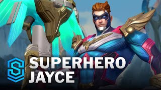 Superhero Jayce Wild Rift Skin Spotlight