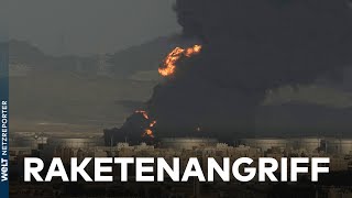 SHOCK near FORMULA 1 track in Jeddah: Houthi rebels launch rocket attack on oil facility screenshot 3