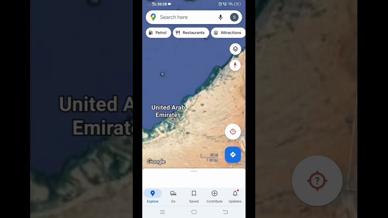 Fish skeleton found on google map