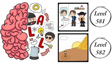 Brain Test All Star : Level 581 , 582 – How to Solve? (Walkthrough)