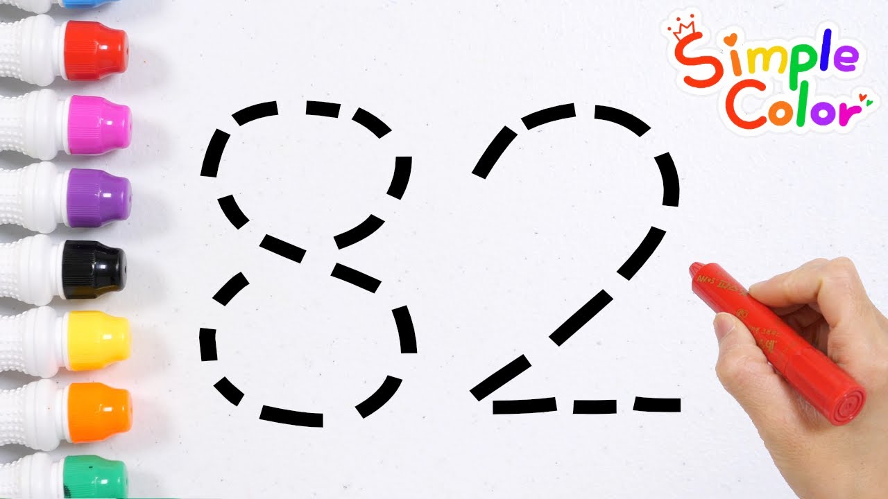 Have fun learning using number characters for children | Learning the ...