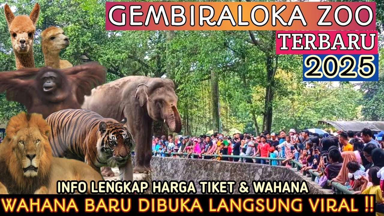 GEMBIRALOKA ZOO TERBARU..WAHANA BARU DIBUKA & FASILITAS BARU || WISATA JOGJA TERBARU DEKAT MALIOBORO