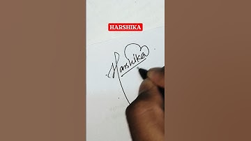 #signature #harshika