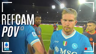 "REF CAM POV: Jūs esate teisėjas Napoli-Inter | Serie A 2025/26"