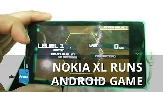 Sideloaded Android game running on the Nokia XL screenshot 5