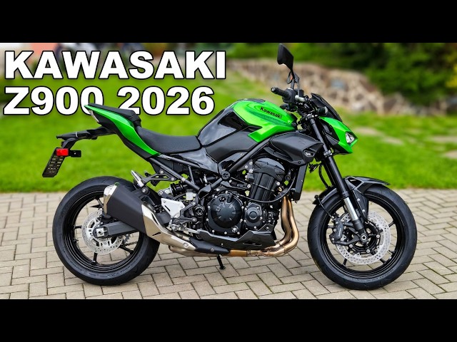 Kawasaki Z900 Candy Lime Green MY2026 4K - YouTube