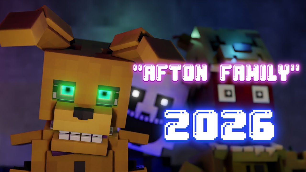 "Afton Family" | FNAF Minecraft Animated Music Video Edit  (Song by KryFuZe & Russell Sapphire)