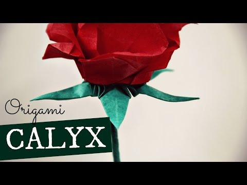 How to make an Origami Calyx (for the Pentagon Rose) by Kade Chan