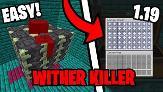 NEW Efficient Wither Killer In Minecraft 1.19! (Survival Guide)
