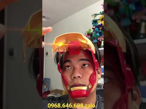 Video Mặt nạ Iron man - zalo đặt hàng 0968.646.698 - youtube