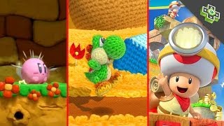 HANDS-ON: Yoshis Wooly World, Kirbys Rainbow Curse, Captain Toad and More at E3 2014!