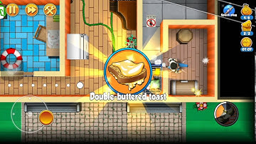 [Robbery Bob 2: Double Trouble walkthrough] Seagull Bay - 4