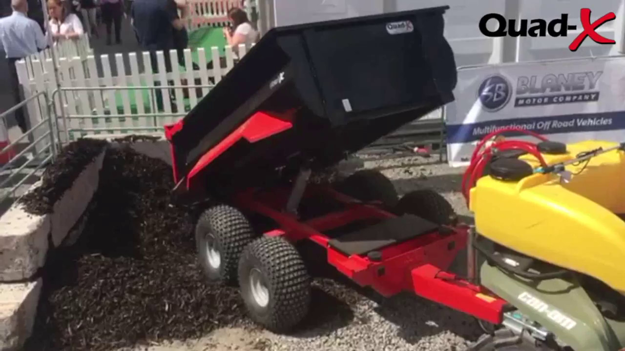 QuadX Balmoral Show '17 Dump Trailer Demo YouTube