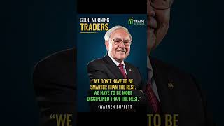 Stay disciplined, follow your strategy #WarrenBuffett #TradingDiscipline #StockMarketIndia #money