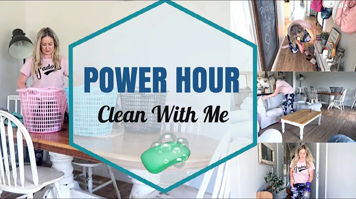 NEW POWER HOUR | SPEED CLEAN WITH ME | CLEANING MO...