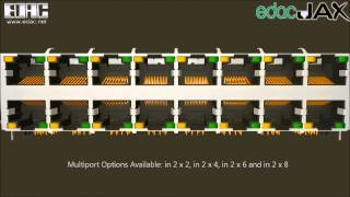 EDAC edacJAX RJ45 Magnetic Jack Connectors Youtube