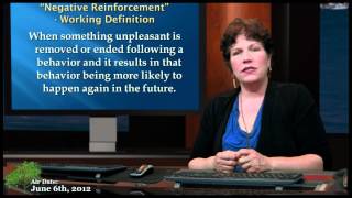 Negative Reinforcement - Jargon of the Day