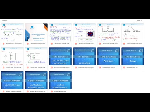 revision generale physique+chimie bac tunisie