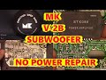 MK MILLER AND KREISEL SUBWOOFER REPAIR V-2B V-1B VW-2 VW-1 MILLER & KREISEL