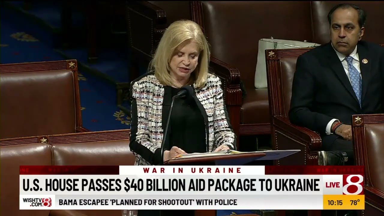 House passes $40 billion Ukraine aid bill