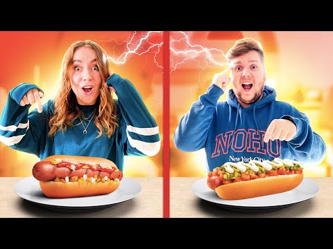 ТЕЛЕПАТИЯ ХОТ-ДОГ ЧЕЛЛЕНДЖ !  TWIN TELEPATHY CHALLENGE