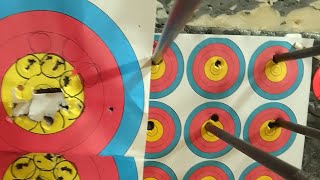 Новости моей подготовки в стрельбе из блочного лука. Новый лук и новые мишени. Дистанция 3 м