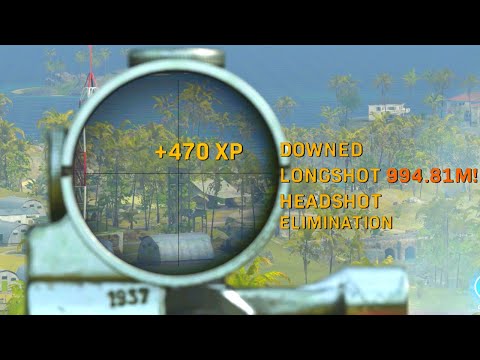 Hitting a 994.81M snipe in Warzone