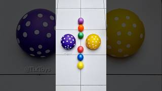 Most Satisfying Multicolour Polka Water Balloon Pop ASMR Video #shorts #asmr #satisfying #balloon