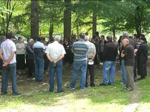 დავით ბაქრაძე სოფელ კიცხსა და ხევში