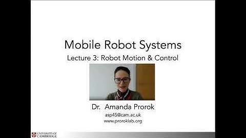 Lecture 3: Motion Control