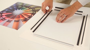 How To Install Your Poster on a Snap Frame with Matboard
