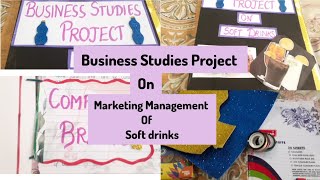 Project on Marketing Management (Soft drinks) | Commerce | Business Studies | Class 12th | Boards screenshot 2