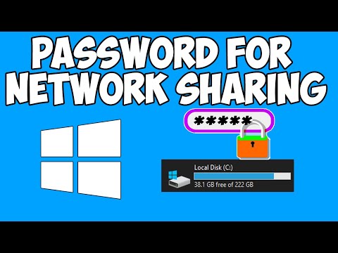 Video: How To Put A Password On The Network