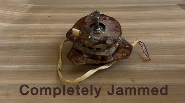 Completely Jammed Motor Repaired & Running Smooth Again | Full Restoration