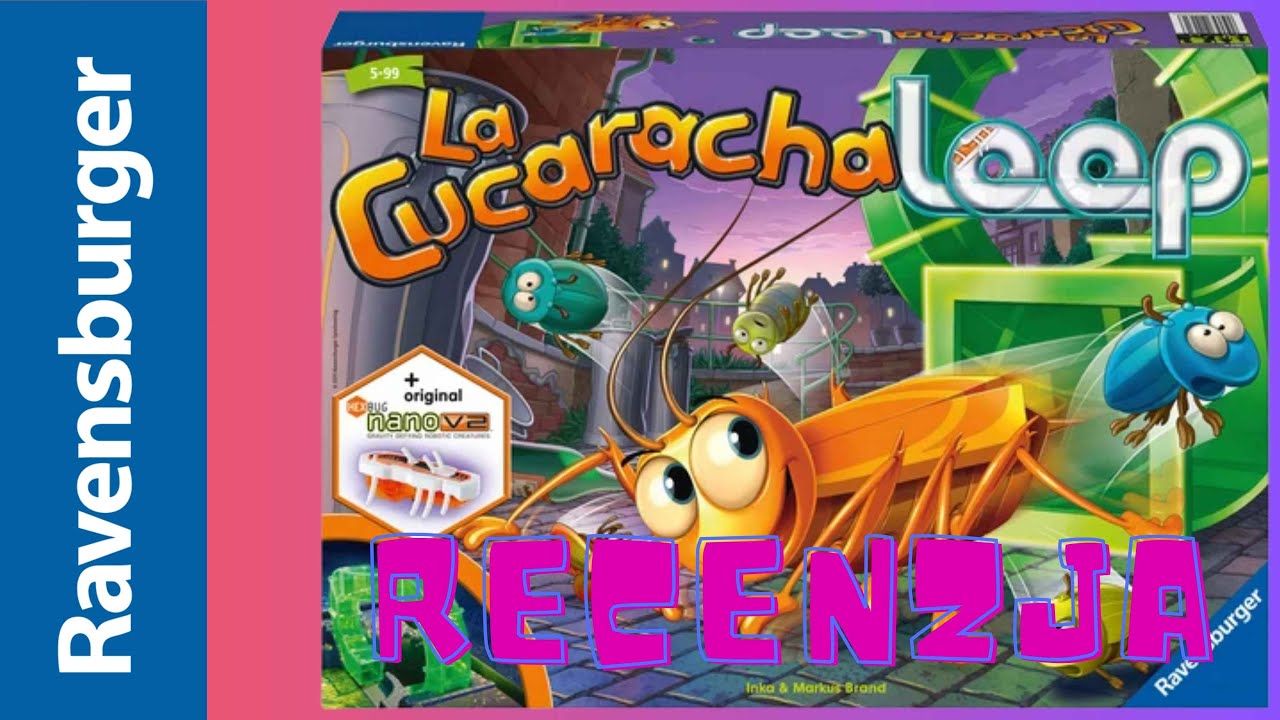 Ravensburger - La Cucaracha Loop • Uciekajmy Przed Karaluchem • Gra Planszowa | Recenzja