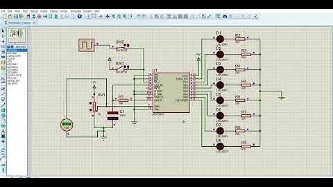 Funcionamiento de ADC0804 y DAC0800   Proteus 8 Professional