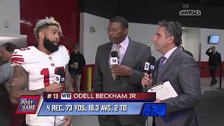 Odell Beckham Jr.: We Came to San Francisco to Win! | New York Giants | MSG Networks