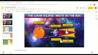 The Lunar Eclipse: Drag & Drop Worksheet: Google Slides. Powerpoint. See Description Below