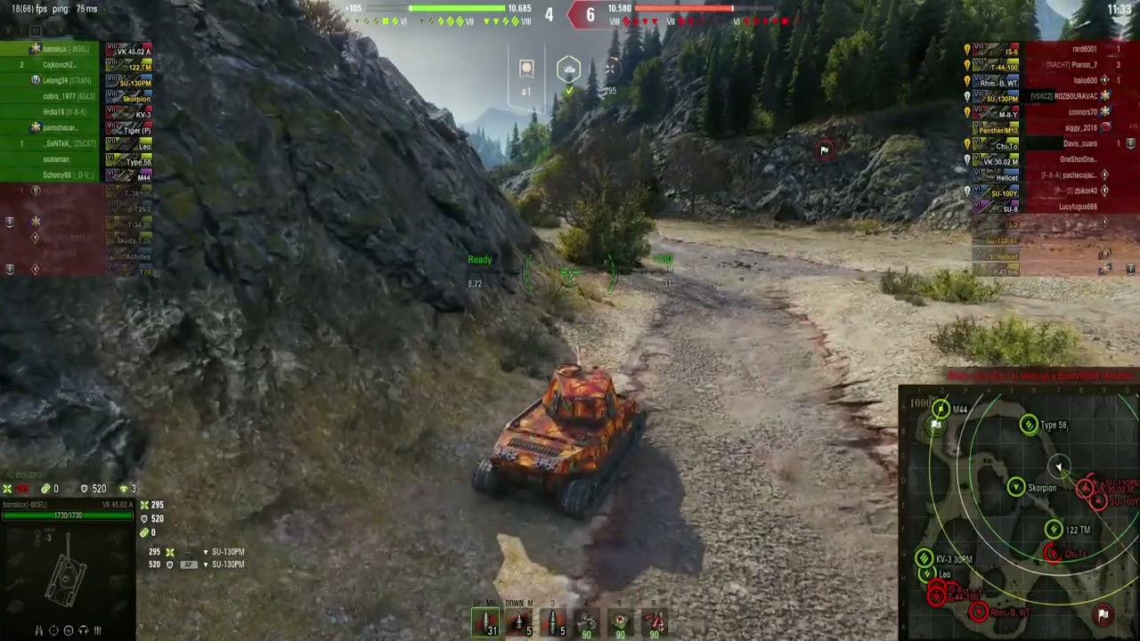 VK 45 02 A - Barrakux Paseando Por Paso Montañoso - Dmg 2524