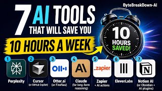 7 Best AI Tool That Will Save You10 Hours a Week In 2026