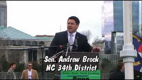 NC Sen. Andy Brock Addresses the Rally
