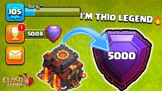 FINALLY I DID IT !! TH10 LEGEND LEAGUE IN CLASH OF CLANS - COC