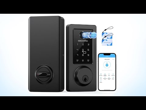 New Smart Door Lock: Easy, Secure Fingerprint Keyless Entry