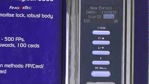 Keylock 8800_05- Enrollment and Verification of Normal User by using RFID Cards