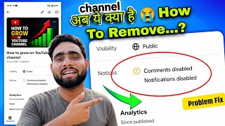 👉​ Yt Studio Comment disabled Kaise Hataye | Comments Disabled Notification Disabled YouTube  screenshot 3