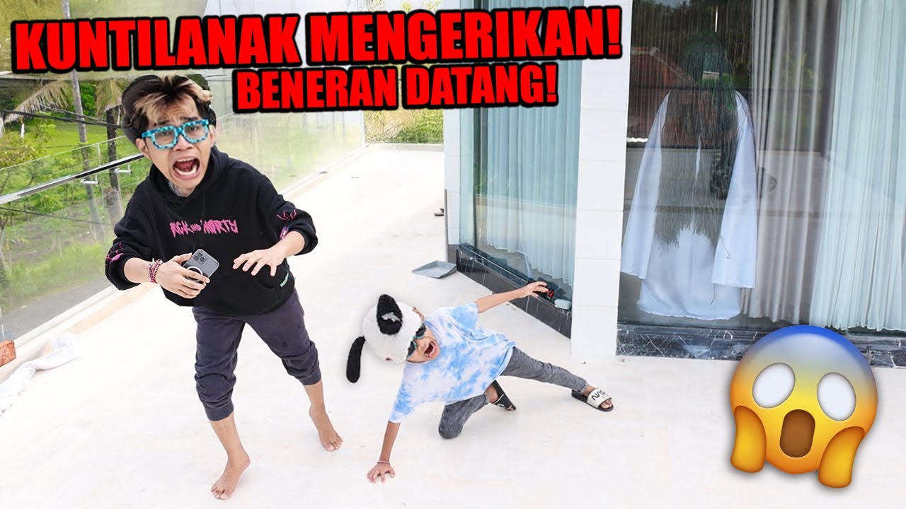 DIKIRA PRANK! PENAMPAKAN KUNTILANAK NYATA DI RUMAH BARU, BOCIL KOCAR KACIR NGOMPOL DICELANA!!!