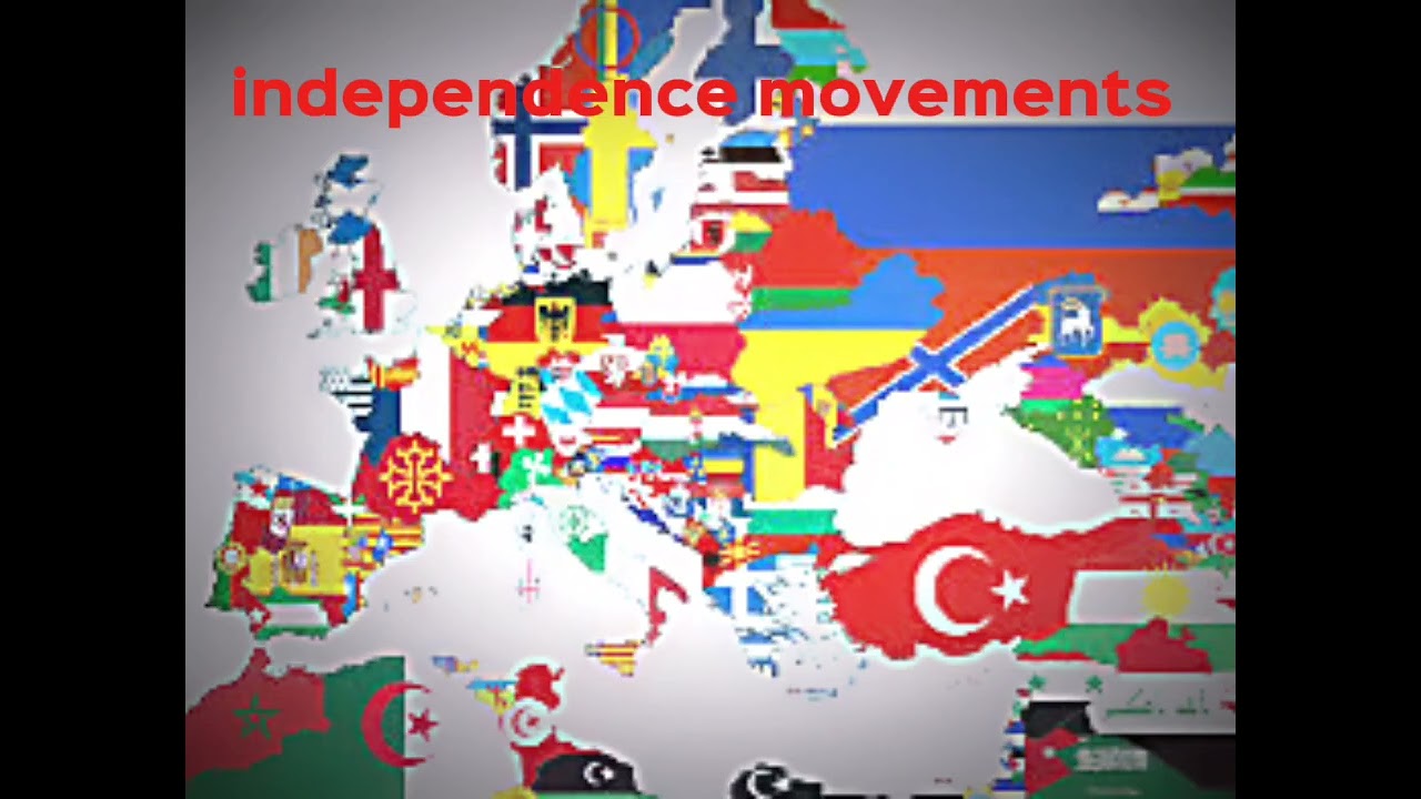 map of europe with all separatist and independence movements